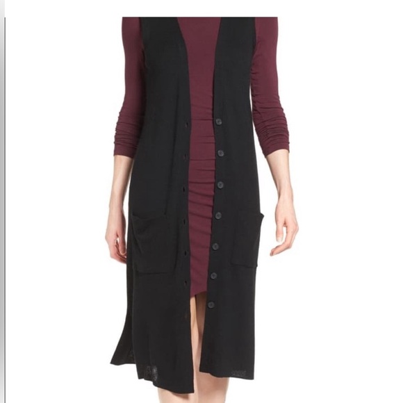 Halogen Long Merino Wool Sweater Vest Size XS - Picture 11 of 11